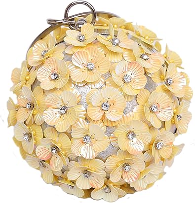 round yellow purse