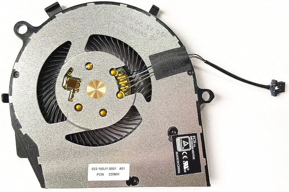 Fleshy Leaf CPU Cooling Fan Dell Vostro 15 5501 Latitude 3410 3510 E3410 0K61GC