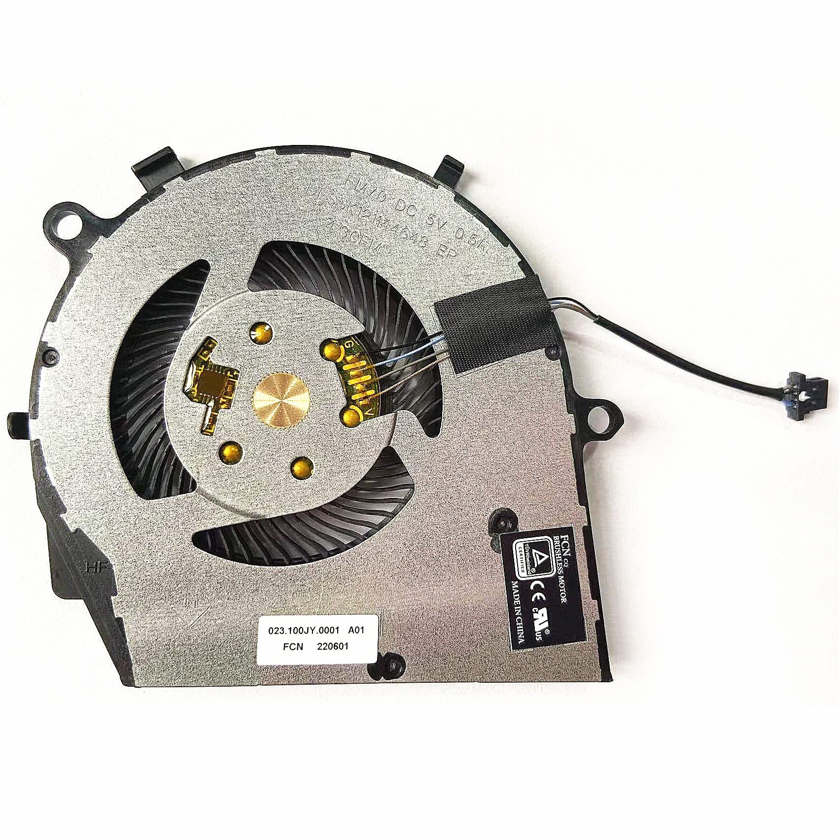 Fleshy Leaf CPU Cooling Fan Replacement for Dell Vostro 15 5501 5502 5508 5509 Latitude 3410 3510 E3410 E3510 0K61GC