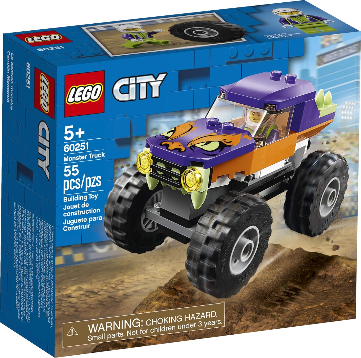 lego city monster truck building kit