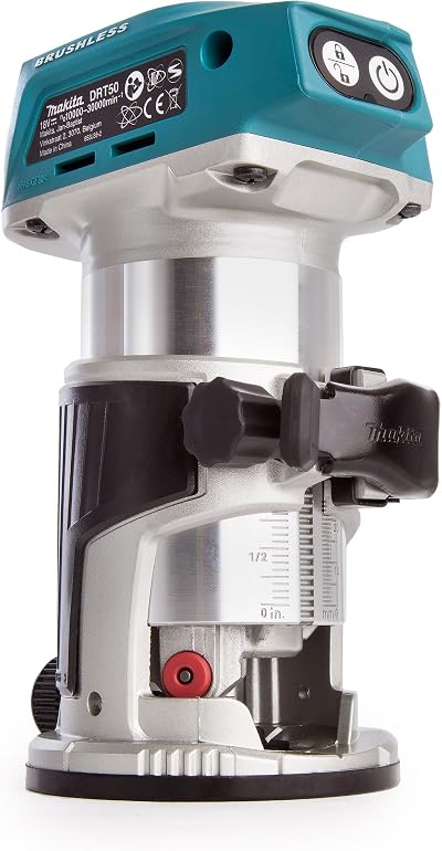 Makita DRT50ZJ 18V Li-Ion Brushless Router Trimmer Makpac Case