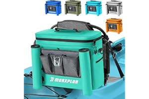 MORXPLOR Kayak Cooler,Waterproof Kayak Seat Back Cooler for Kayaking,Kayak Accessories Cooler Bag,Protable Ice Chest,Beach Cooler,Travel Cooler for Camping or Lunch Bag