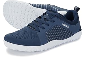 WHITIN Men's Barefoot Trail-Running Shoes | Wide Toe-Box | Zero-Drop Sole | Optimal Traction