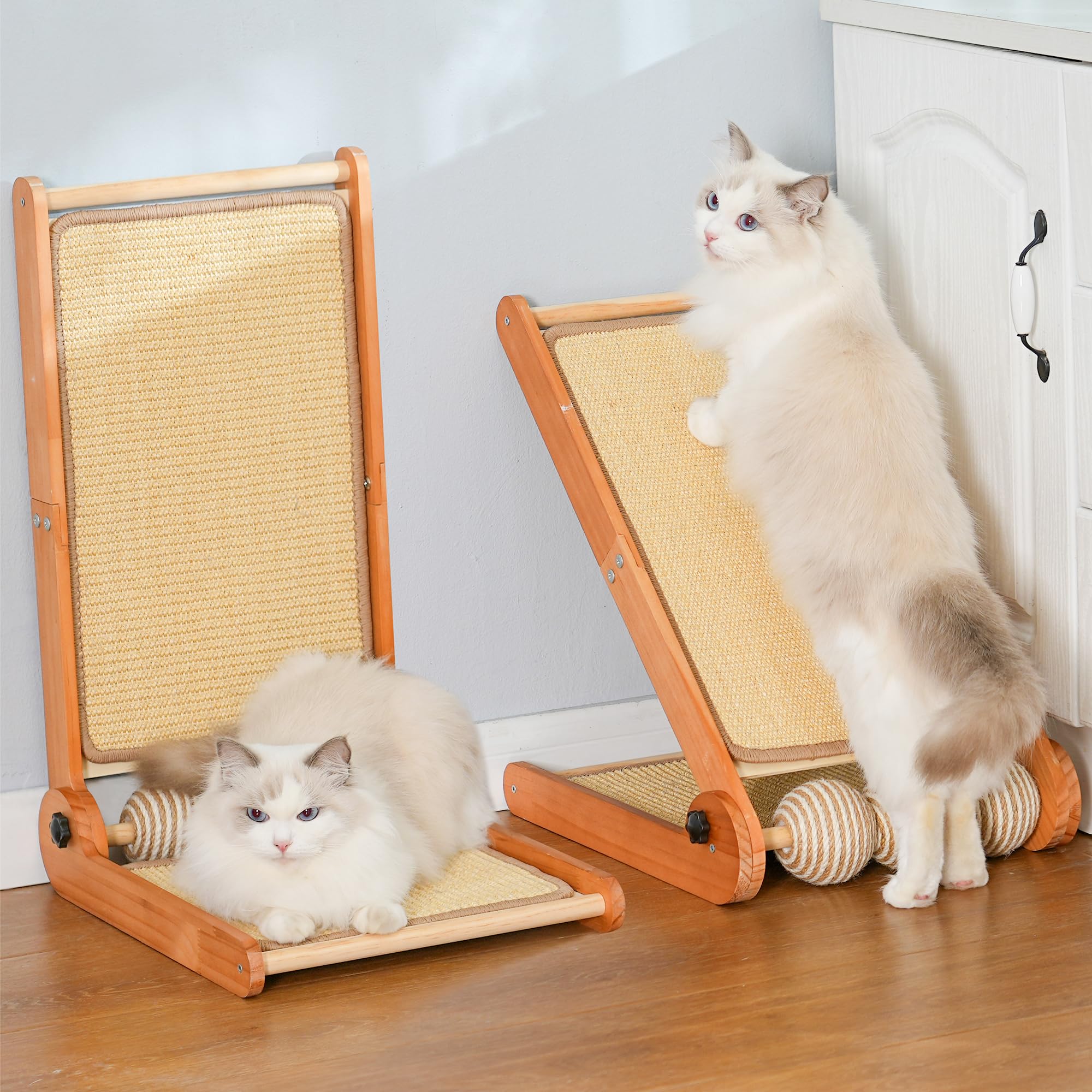 Photo 1 of ***MISSING PARTS***
Cat Scratcher, 23.6 Inch L Shape Foldable Cat Scratching Post Pads Wall and Couch Mounted, Easy Install Cat Scratching Woodboard Toy for Indoor Cats, Large Size