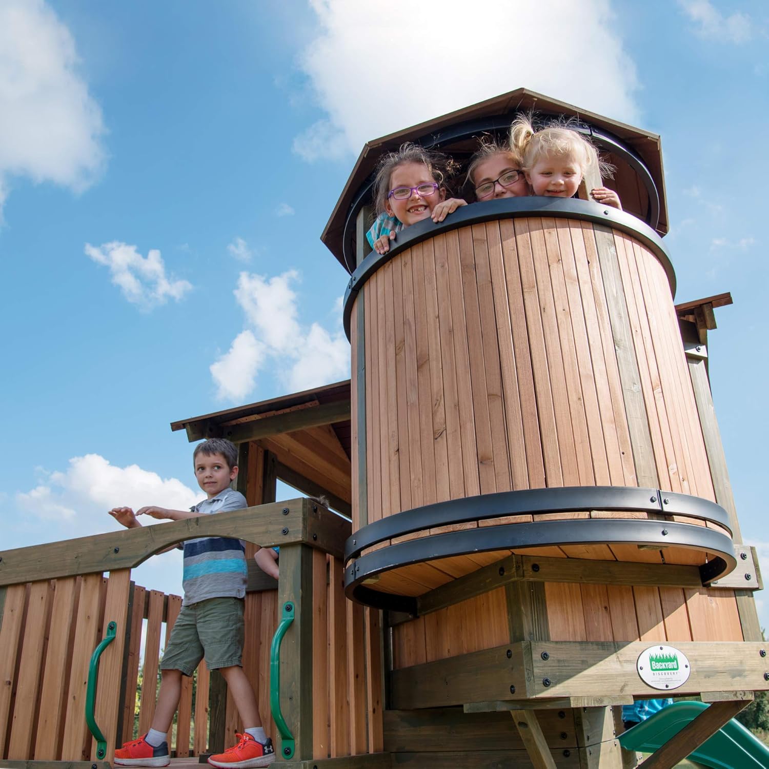 eagles nest all cedar playset