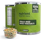 Freeze-Dried Mixed Vegetables – #10 Can | 25-Year Shelf Life | Emergency Food | Premium Non-GMO Blend