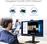 ASUS BE24EQSK 24" FHD IPS Video Conferencing Monitor Webcam Mic Speakers view 3