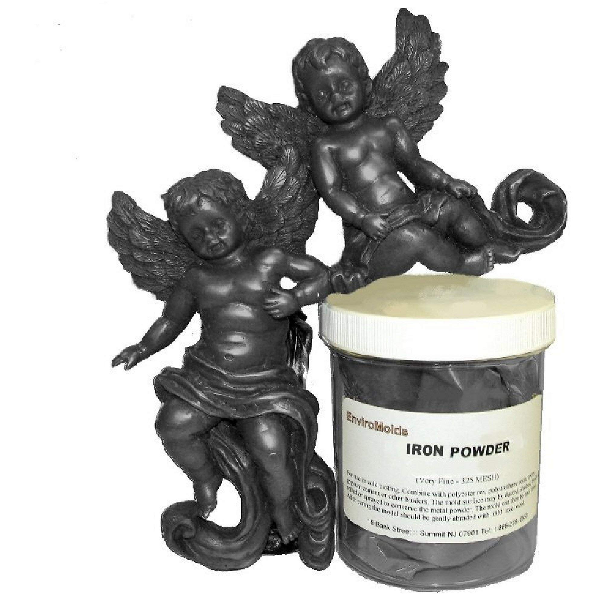 Fine Iron Powder for Cold Casting and Molding - Polyurethane Resin for Making Sculptures and Statues | Home and Office Decors - 1 Lb/325-mesh