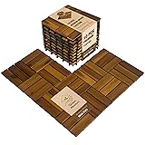 10 pcs Premium Acacia Wood Interlocking Decking