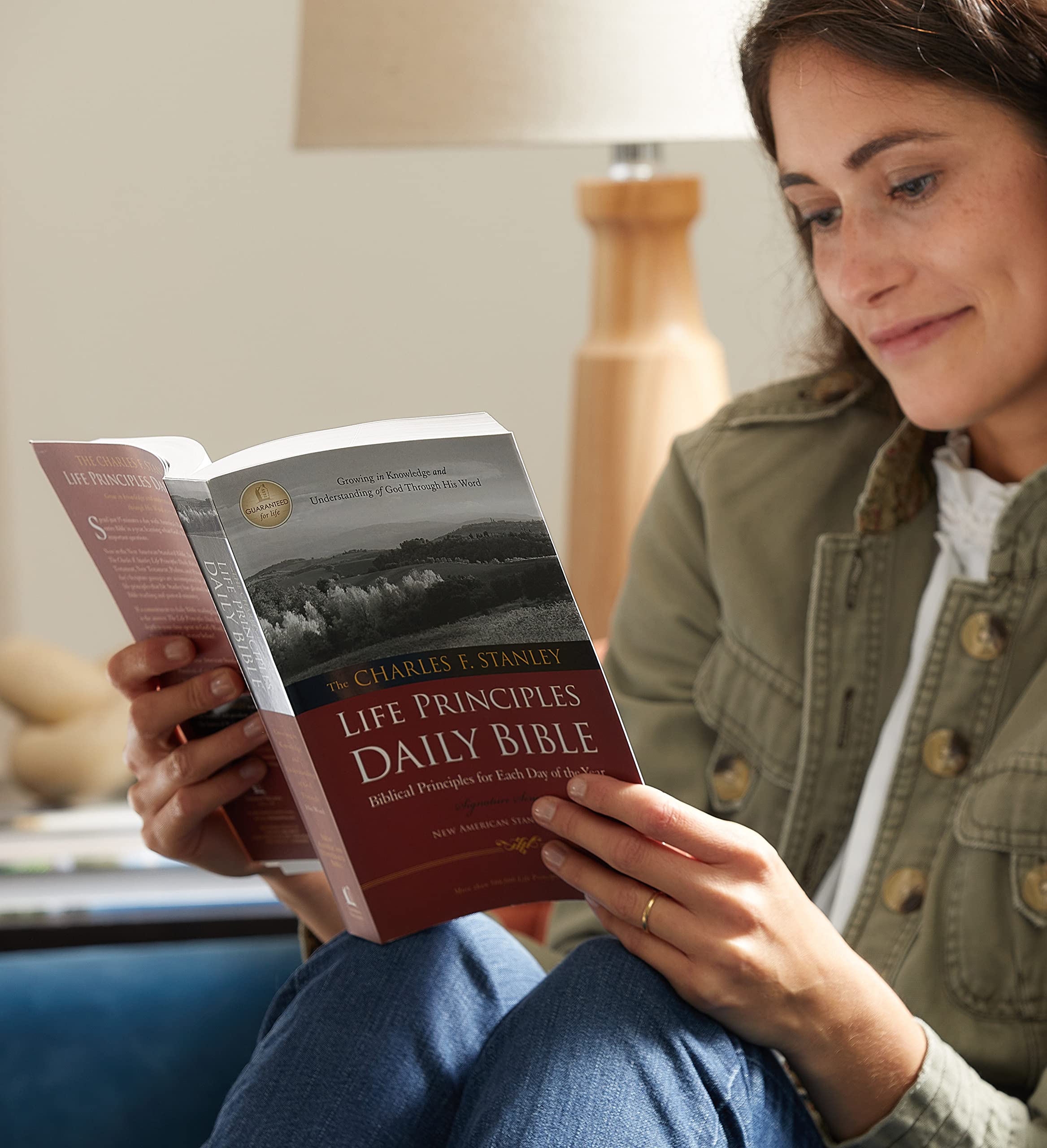 NASB, The Charles F. Stanley Life Principles Daily Bible, Paperback: Holy Bible, New American Standard Bible