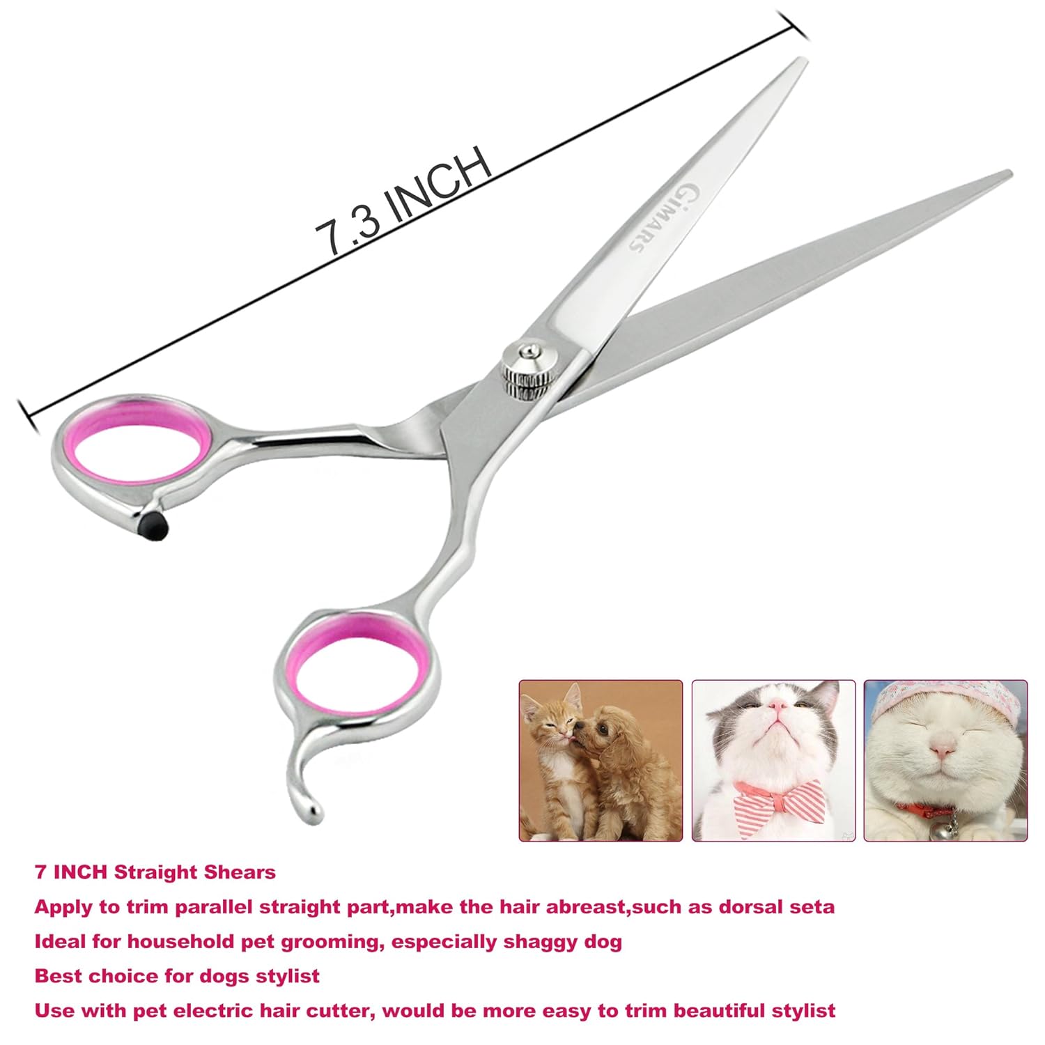 Dog Grooming Scissors, Gimars Heavy Duty Titanium Coated Stainless Steel Pet 799637099302 eBay