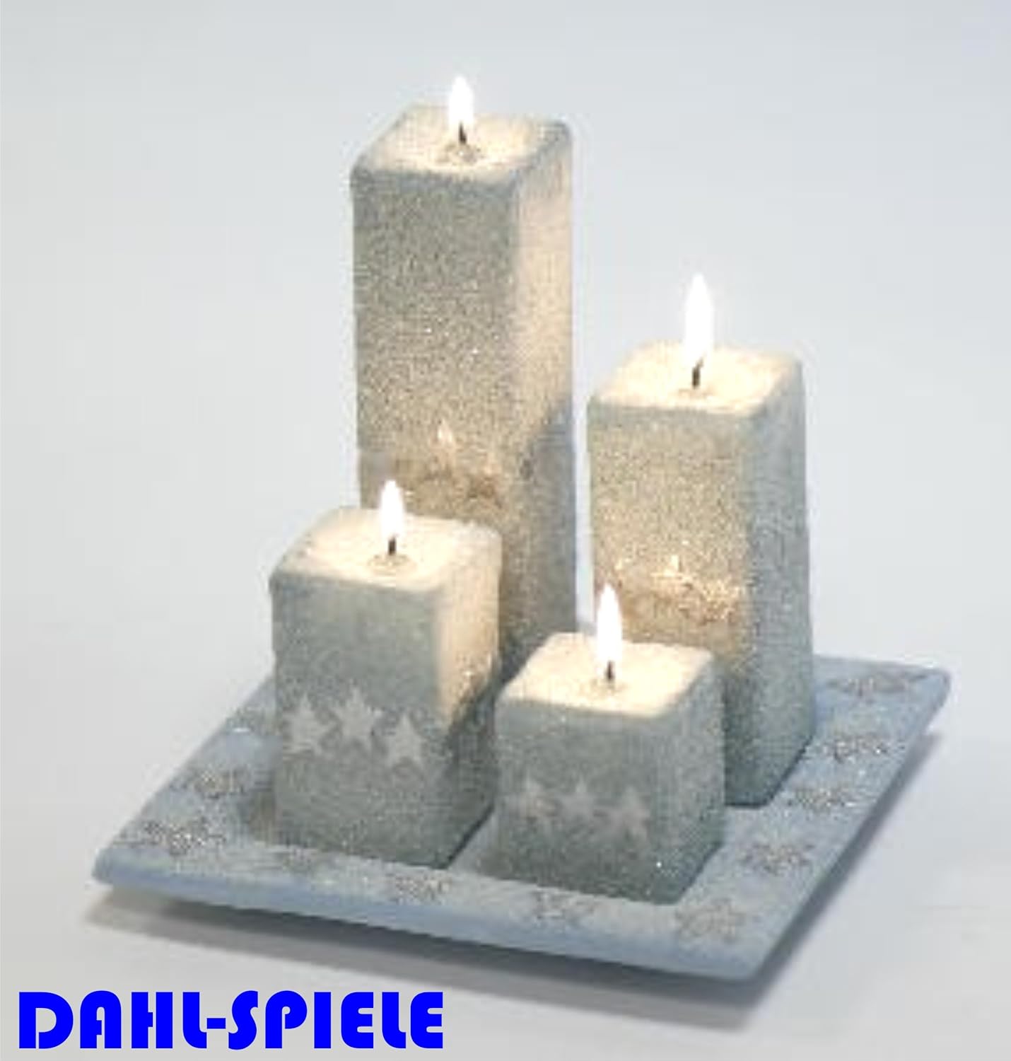 Advent Teller Mit 4 Kerzen Weihnachtsmotiv Amazon De Kuche Haushalt