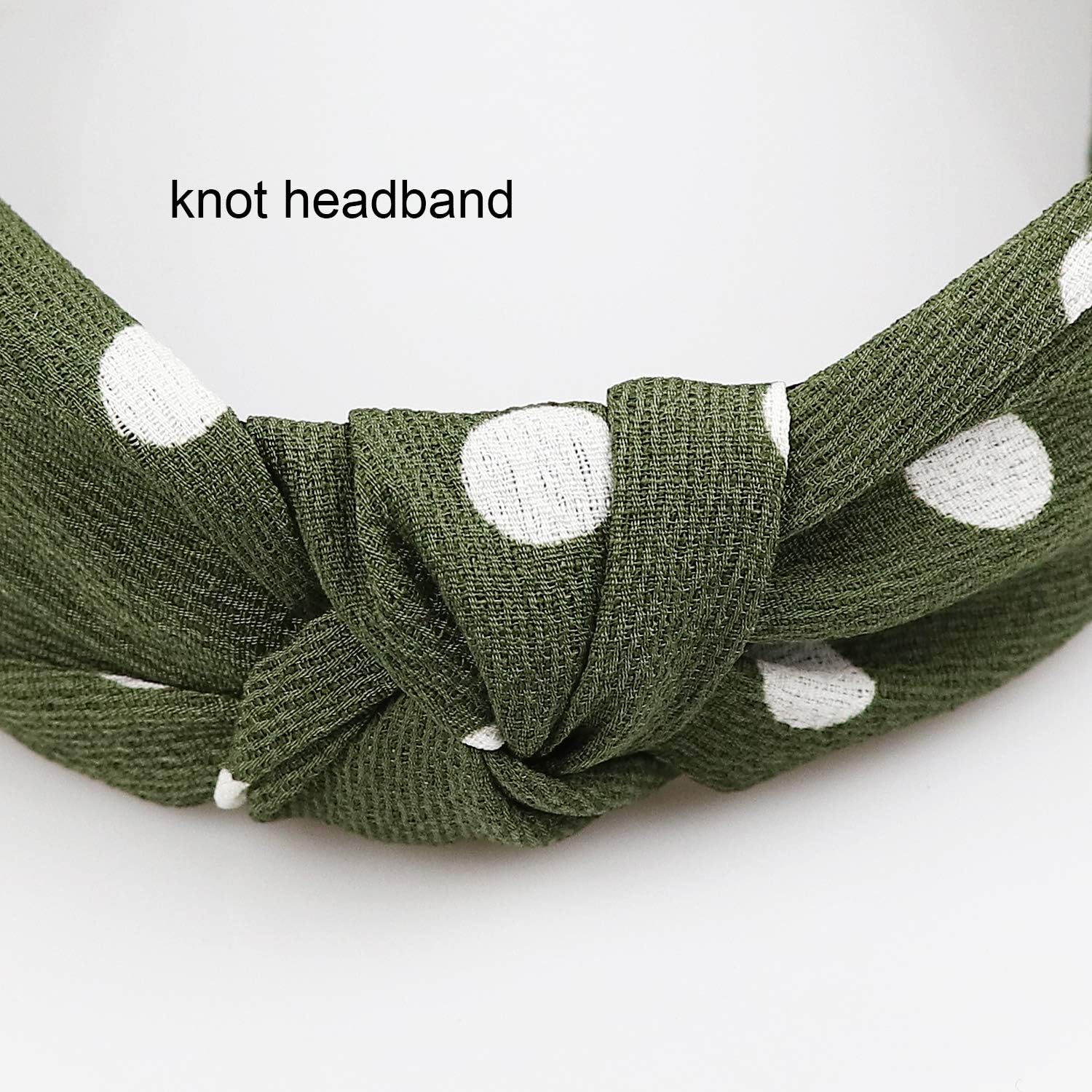 DRESHOW 8 Pack Women Headbands Headwraps Hair Bands Bows Hair Accessories, 8 Pack Wide Plain Headbands Printed - Image 4