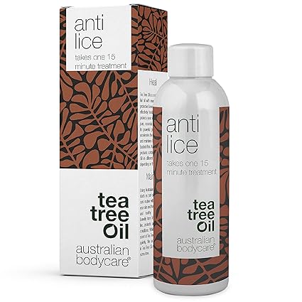 Australian Bodycare Anti Lice – Einfache und Einmalige 15 Min. Kopfläusebehandlung mit Teebaumöl von höchster Qualität & Dime