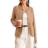 Arach&Cloz Womens Wool Blend Sweater Blazers Business Casual Jacket with Pockets 2026