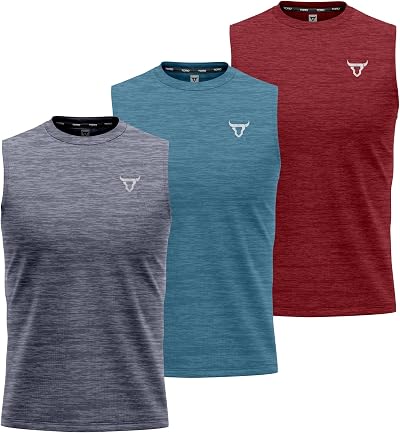 TORO ACTIVA 20 Pack Running Muscle Sleeveless Tank Top Men Dry-Fit Workout