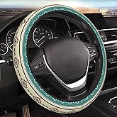 Western Steering Wheel Cover Cute Universal 15 Inch Car Accessories Protector for Women Fit Auto SUV Sedan Vans Trucks