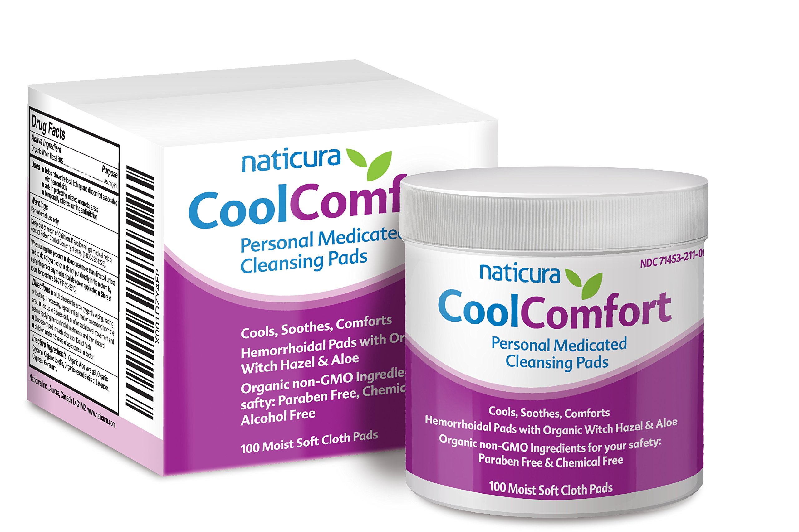 Hemorrhoid Relief Personal Medicated Cleansing Wipes Cooling Pads