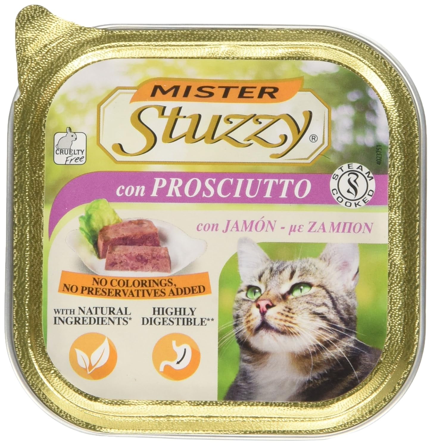 Mist.Stuzzy Cat Jamón GR100: Amazon.es: Productos para mascotas