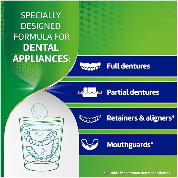 POLIDENT OVERNIGHT WHITENING ANTIBACTERIAL DENTAL APPLIANCE CLEANSER TABLETS, MOUTHGUARD CLEANING TABLETS, 90 COUNT