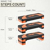 Xn8 Sports Exercise Stepper Adjustable Height 5/10/15 cm Sturdy view 7