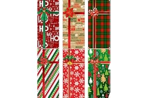 Preboun 6 Pcs Christmas Door Cover Decoration Hanging House Window Cover Gift Box Bow Christmas Outdoor Sign for Home Wall Indoor Party Decorations 78 x 35 inches