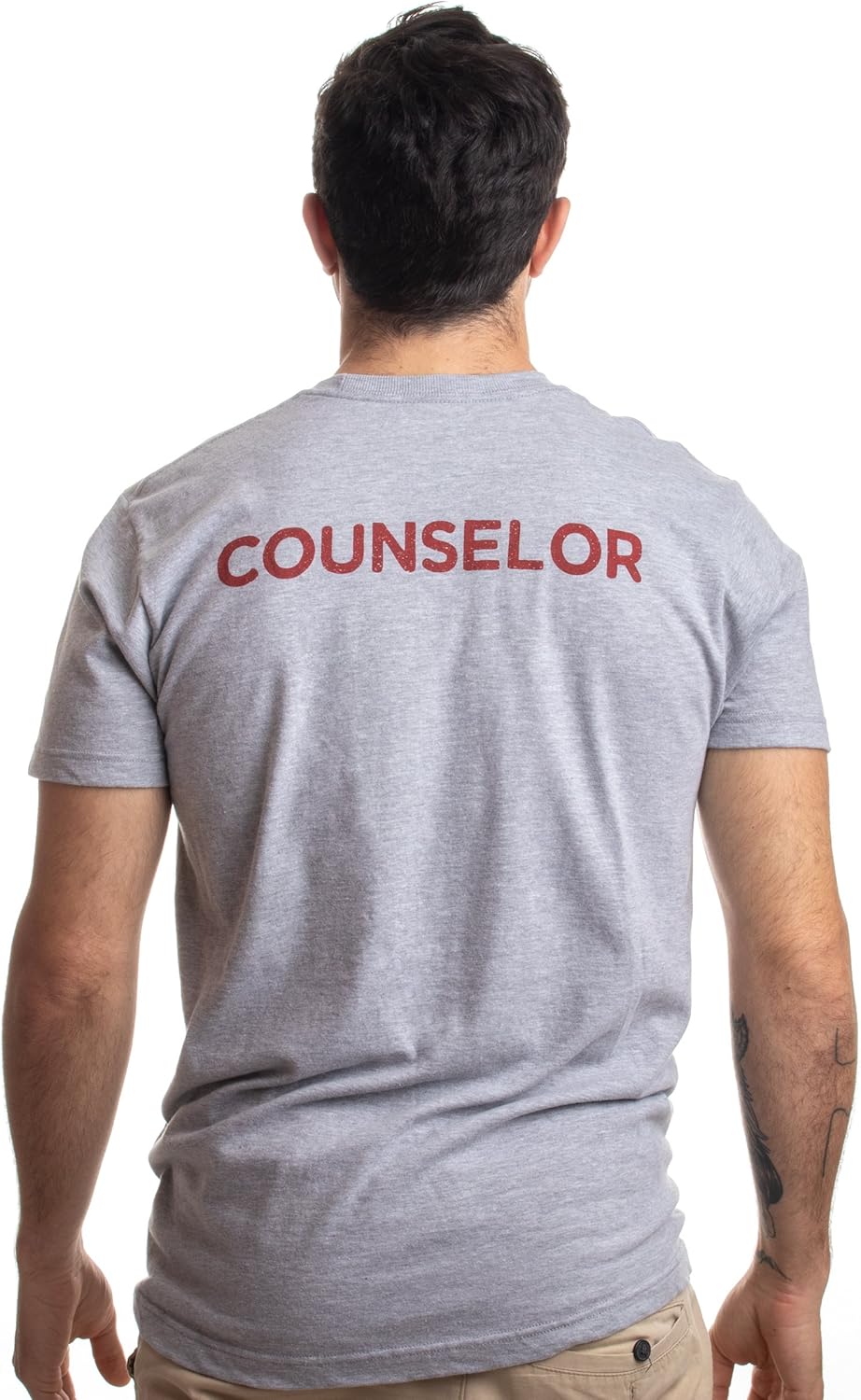 1980 Camp Crystal Lake Counselor | Funny 80s Horror Movie Fan Humor Joke T-Shirt: Clothing