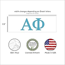 Pro-Graphx Alpha Phi Greek Sorority Sticker