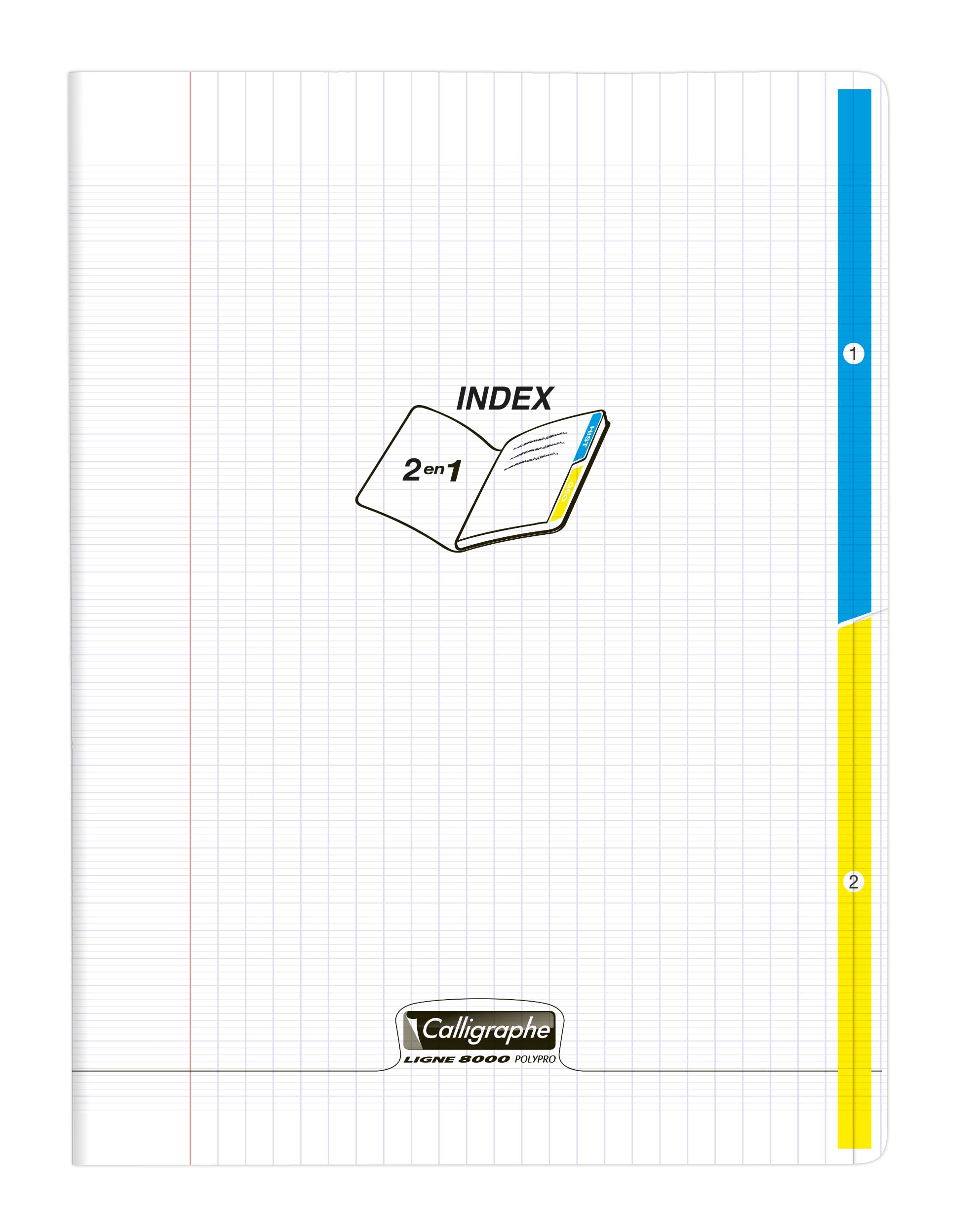Calligraphe PP Staplebound 2-in-1 Notebook, A4, Séyès, 48 Sheets