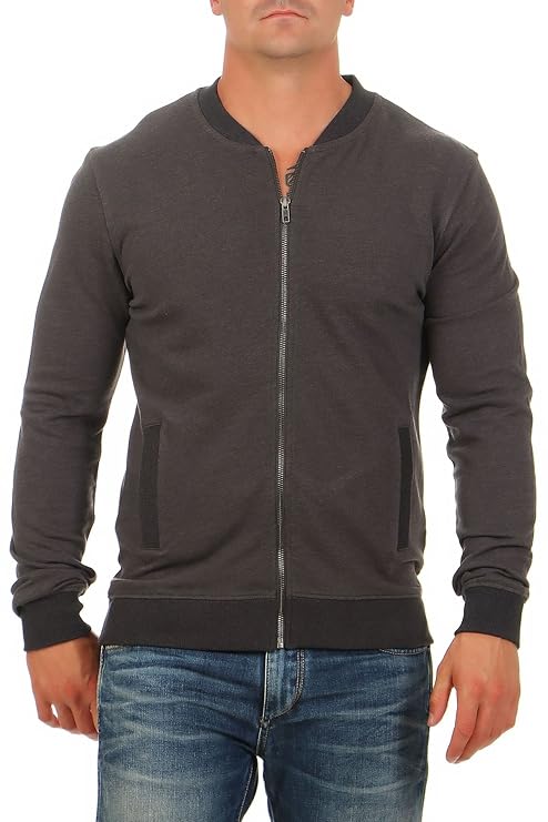 Happy Clothing Bomberjacke aus Baumwolle mit Reißverschlusstaschen, Fliegerjacke Pilotenjacke College Baseball