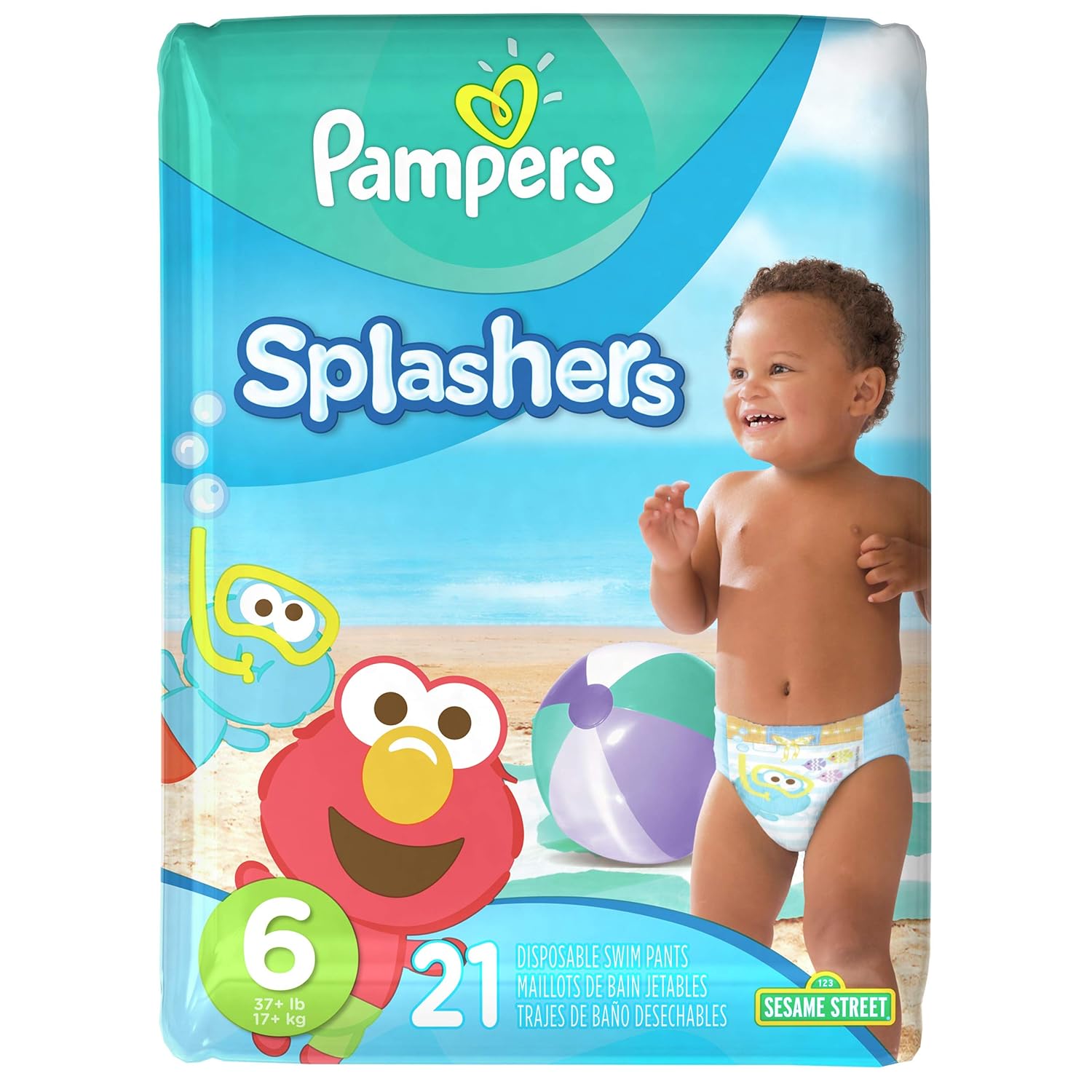 pampers splashers size 6
