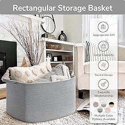 Goodpick Large Toy Basket for Blankets, Baby