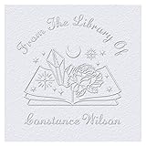 OFCCUSTOM Book Embosser Custom Embosser Stamp with