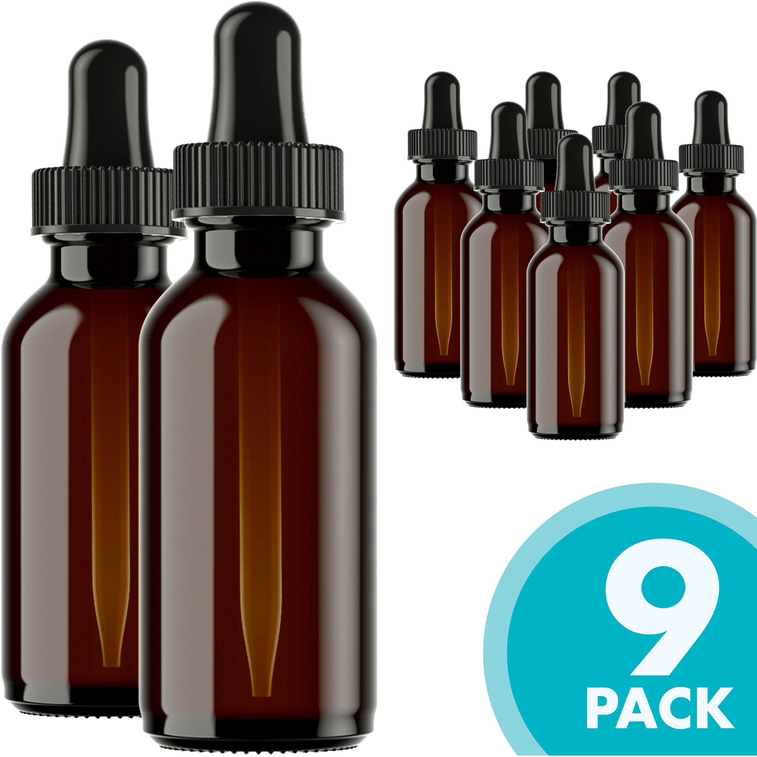Glass Bottles for Essential Oils 12 Pack 10 ml