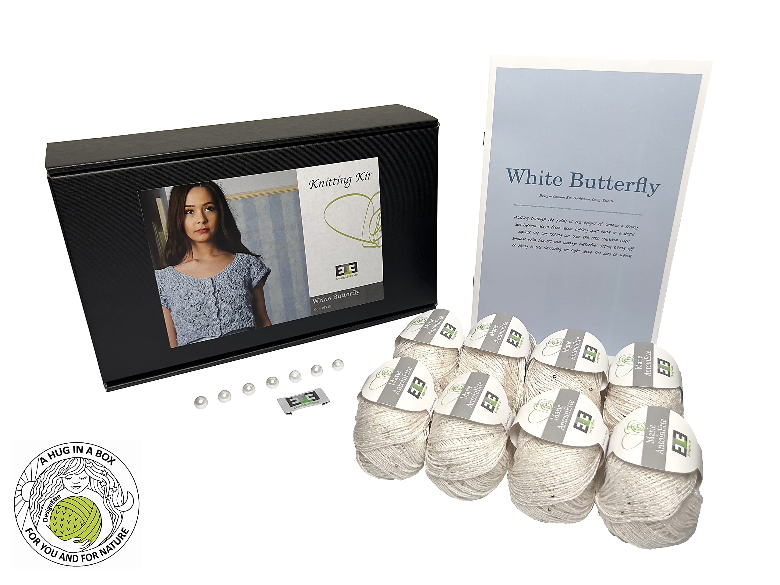 White Butterfly XS/S/M Ecru — image 1