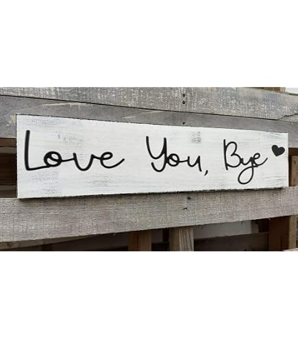 Boho Wall Decor For Home Love You Bye Wood Sign - , Entryway, Living ...