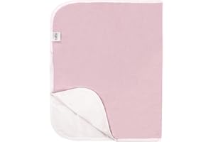 Kushies Deluxe Waterproof Changing Pad Liners - 20 x 30 inches Baby Changing Table Liners - Baby Changing Pads - Diaper Changing Flat Liner Pad Waterproof Portable (Pink)