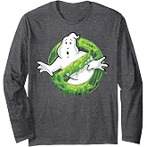 Ghostbusters Classic Slime Ghost Logo Long Sleeve T-Shirt