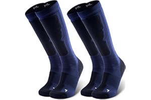 SITOISBE Ski Socks Merino Wool (Pack of 2) for Skiing, Snowboarding, Winter Warm