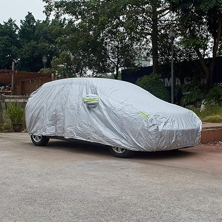 Amazon Eee Elecrelive 車カバー 防水 ユニバーサル フルサイズ 防風 防塵 傷防止 アウトドア Uv保護 15 75 11 42 3 94 Inches Eee Elecrelive T970 ボディーカバー 車 バイク
