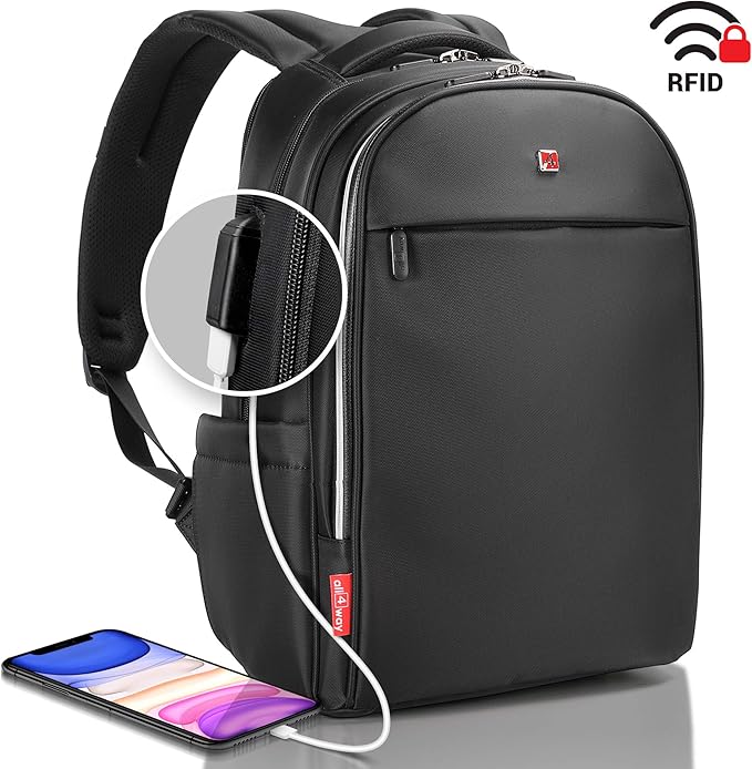 Business Laptop Backpack Swiss Design USB quick charge for