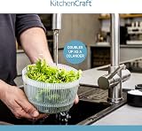 KitchenCraft Mini Salad Spinner Dresser 19cm Small Multi-Use Washer view 5