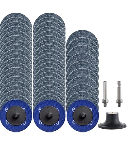 Task Tools 8-Inch X 1-Inch Aluminum Oxide Bench Grinding Wheel, 80 Grit, 1-Inch Arbor With Universal Bushing For Metal Grinding