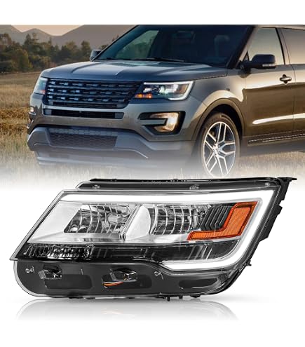 Amazon.com: SOCKIR Headlight Compatible with 16-19 Ford Explorer