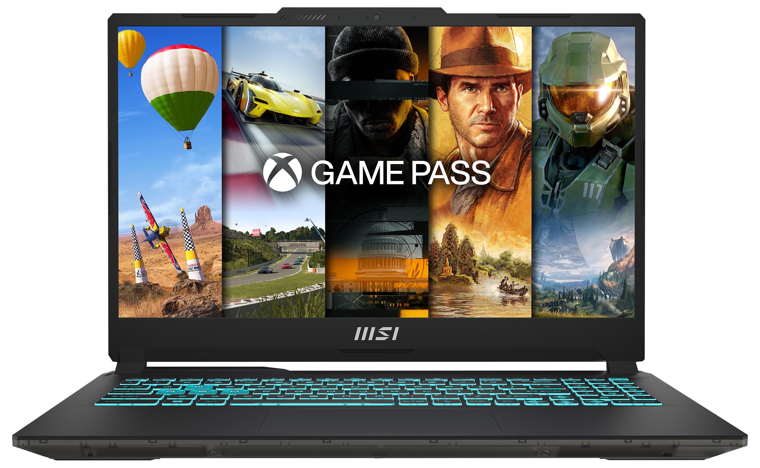 MSI Katana 15 Gaming Laptop, 15,6" Full HD 144Hz, Intel Core i7-13620H, NVIDIA GeForce RTX 4070, 16GB DDR5, 512GB SSD, Windows 11 Home, QWERTZ Tastatur, B13VGK-1860, Schwarz