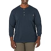 Dickies Mens Big-Tall Long-Sleeve Heavyweight Henley