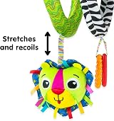 LAMAZE Activity Spiral Multicoloured Baby Toy with Crinkle Sounds view 3