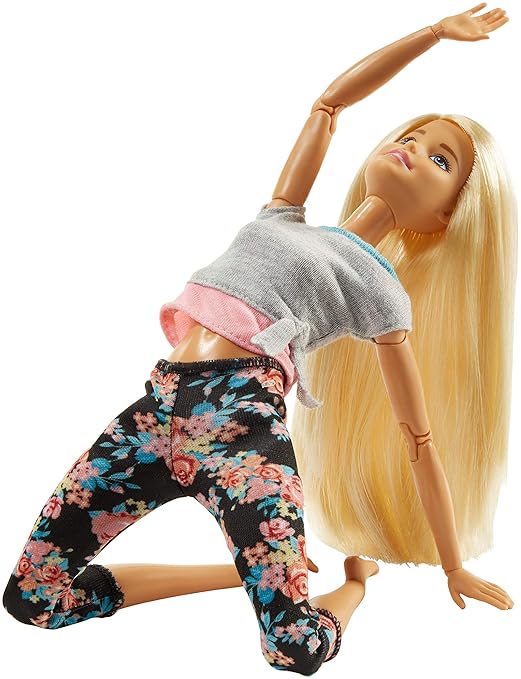 Buy Barbie Made to Move Doll, Blonde Online at Low Prices in India