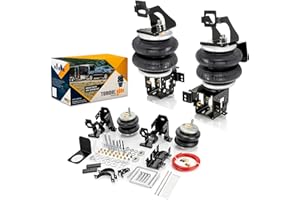 TORQUE Airbag Air Bag Suspension Kit for 1999-2004 Ford F250 F350 and 2008-2010 Ford F250 F350 2WD 4WD F-250 F-350 Super Duty Rear Helper Bag 5000 lbs (Replaces Firestone Ride Rite 2550) (TR2550)