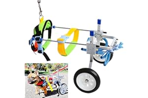 WHELPAW Adjustable & Supportive Dog Wheelchair for Back Legs, Comfortable Pet/Doggie Wheelchairs for Disabled Hind Legs Walking, Lightweight, Durable (XXXS)